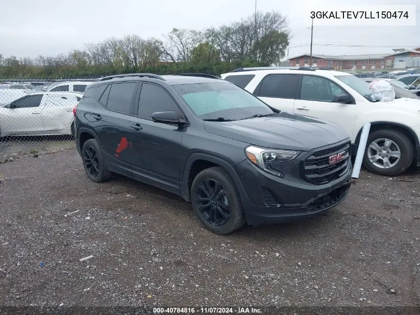 2020 GMC Terrain Awd Sle VIN: 3GKALTEV7LL150474 Lot: 40784816