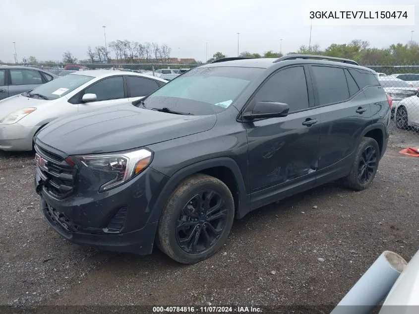 2020 GMC Terrain Awd Sle VIN: 3GKALTEV7LL150474 Lot: 40784816