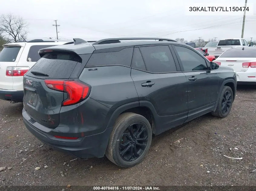 2020 GMC Terrain Awd Sle VIN: 3GKALTEV7LL150474 Lot: 40784816