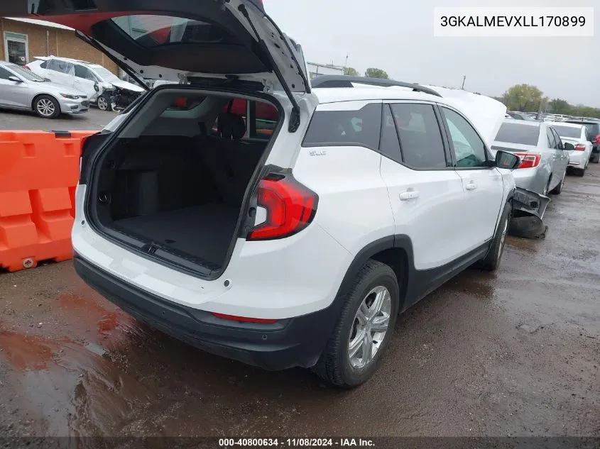 2020 GMC Terrain Fwd Sle VIN: 3GKALMEVXLL170899 Lot: 40800634