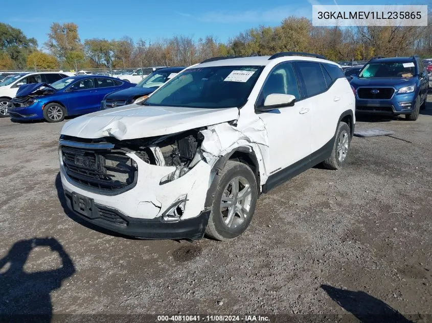 2020 GMC Terrain Fwd Sle VIN: 3GKALMEV1LL235865 Lot: 40810641