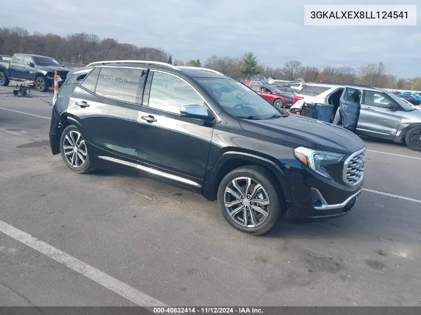 2020 GMC Terrain Awd Denali VIN: 3GKALXEX8LL124541 Lot: 40832414