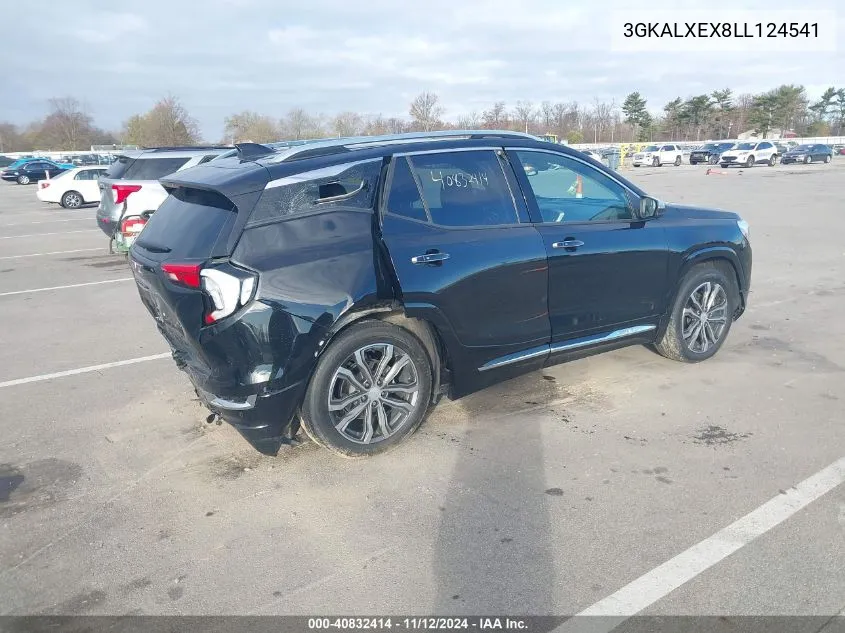 2020 GMC Terrain Awd Denali VIN: 3GKALXEX8LL124541 Lot: 40832414