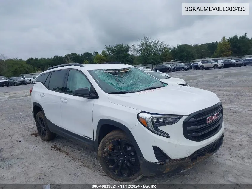 2020 GMC Terrain Fwd Sle VIN: 3GKALMEV0LL303430 Lot: 40839621