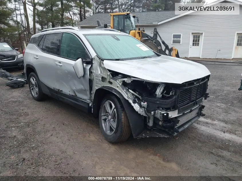 2020 GMC Terrain Awd Slt VIN: 3GKALVEV2LL203691 Lot: 40878759