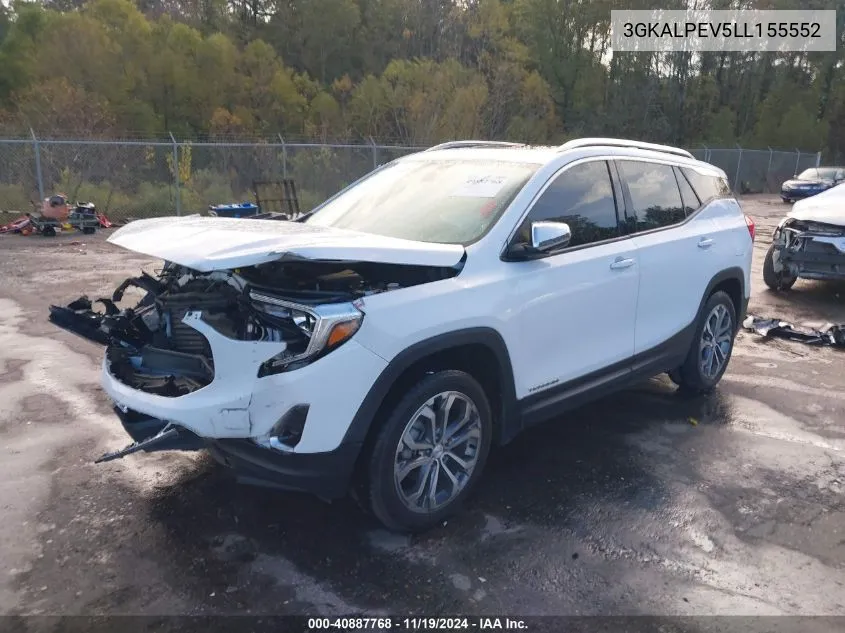 2020 GMC Terrain Fwd Slt VIN: 3GKALPEV5LL155552 Lot: 40887768