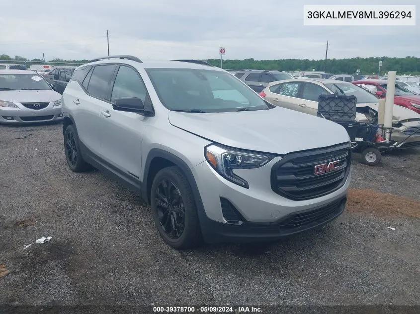 2021 GMC Terrain Fwd Sle VIN: 3GKALMEV8ML396294 Lot: 39378700