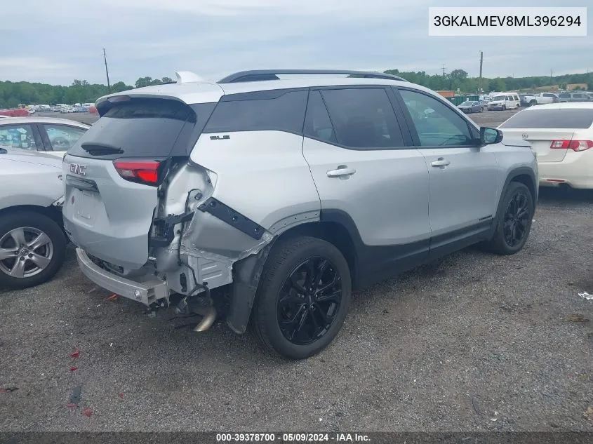 2021 GMC Terrain Fwd Sle VIN: 3GKALMEV8ML396294 Lot: 39378700