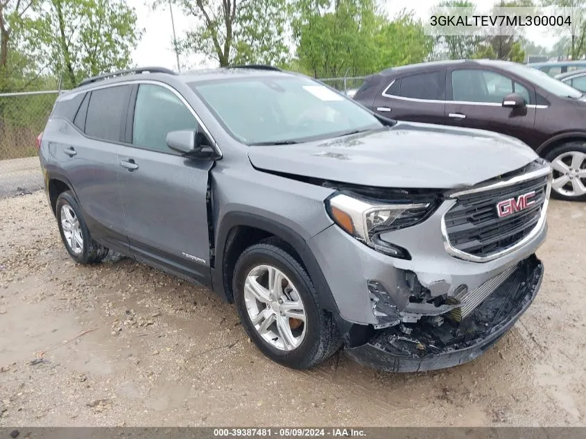 2021 GMC Terrain Awd Sle VIN: 3GKALTEV7ML300004 Lot: 39387481