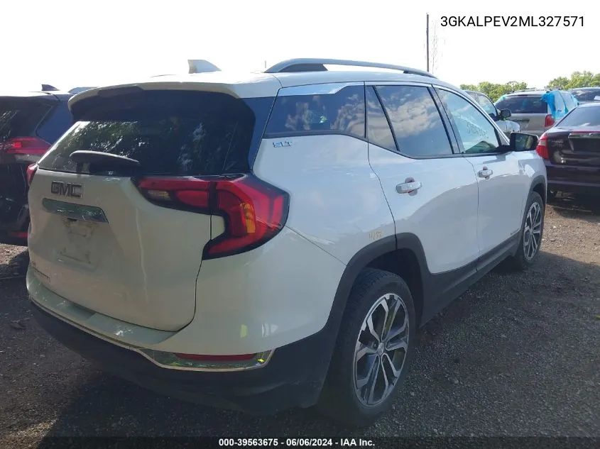 2021 GMC Terrain Fwd Slt VIN: 3GKALPEV2ML327571 Lot: 39563675