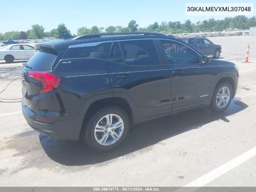 2021 GMC Terrain Fwd Sle VIN: 3GKALMEVXML307048 Lot: 39614773