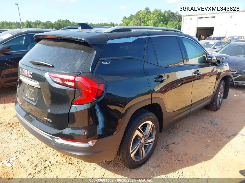 2021 GMC Terrain Awd Slt VIN: 3GKALVEVXML343828 Lot: 39689362