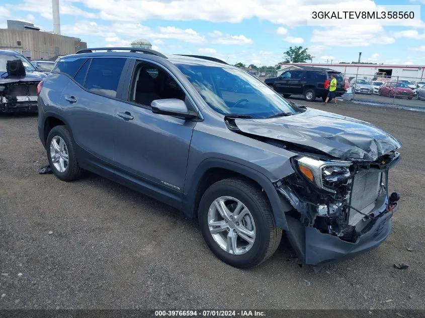 3GKALTEV8ML358560 2021 GMC Terrain Awd Sle