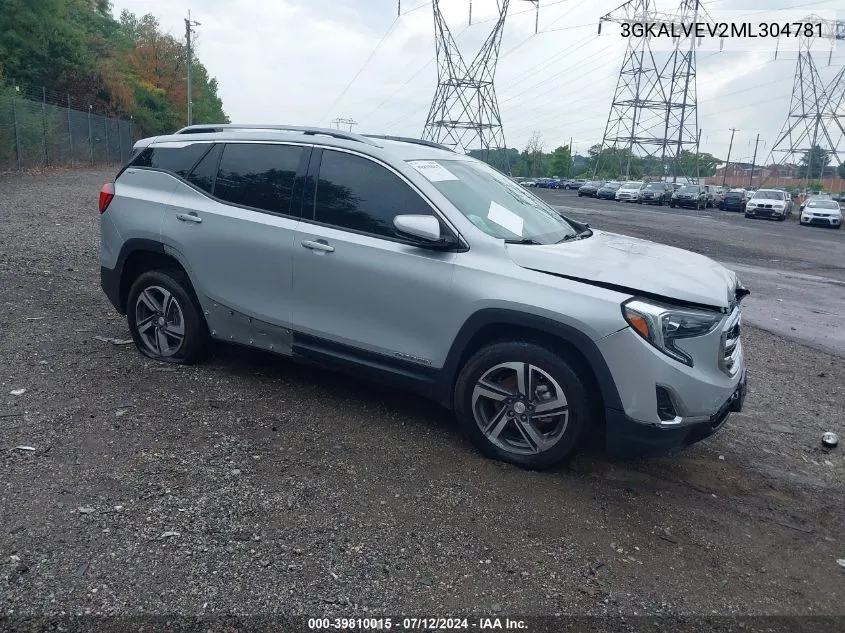 2021 GMC Terrain Awd Slt VIN: 3GKALVEV2ML304781 Lot: 39810015