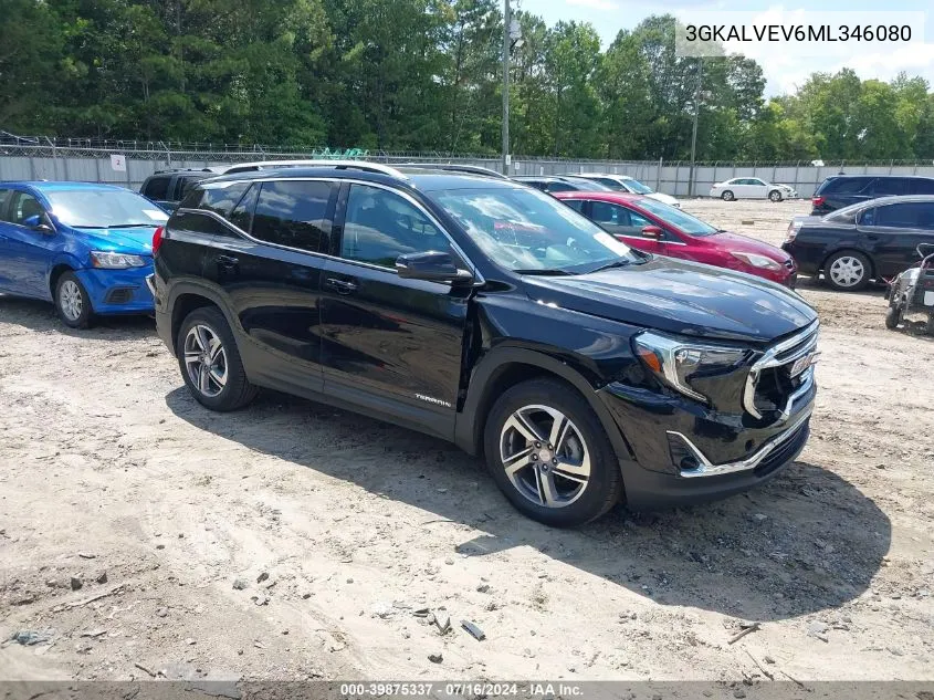 2021 GMC Terrain Awd Slt VIN: 3GKALVEV6ML346080 Lot: 39875337