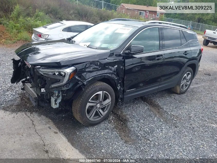 2021 GMC Terrain Awd Slt VIN: 3GKALVEV8ML309225 Lot: 39980740