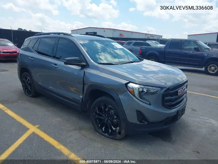 2021 GMC Terrain Awd Slt VIN: 3GKALVEV5ML336608 Lot: 40075971