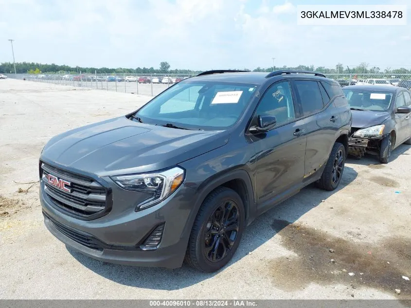 3GKALMEV3ML338478 2021 GMC Terrain Fwd Sle