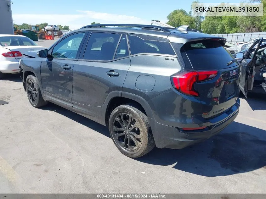 2021 GMC Terrain Awd Sle VIN: 3GKALTEV6ML391850 Lot: 40131434