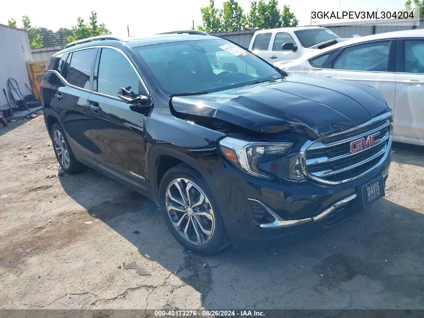 2021 GMC Terrain Fwd Slt VIN: 3GKALPEV3ML304204 Lot: 40173276