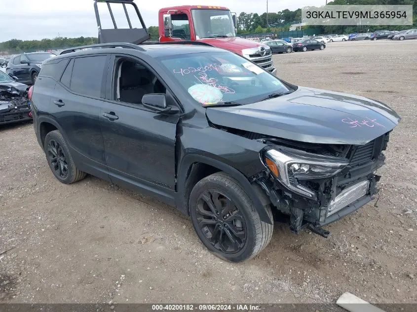 2021 GMC Terrain Awd Sle VIN: 3GKALTEV9ML365954 Lot: 40200182