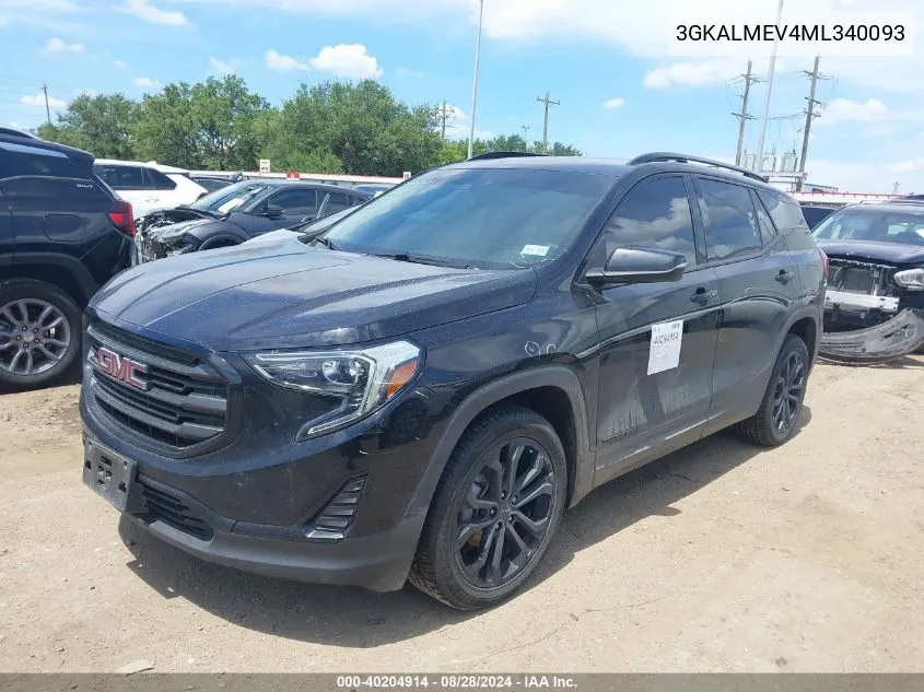 3GKALMEV4ML340093 2021 GMC Terrain Fwd Sle