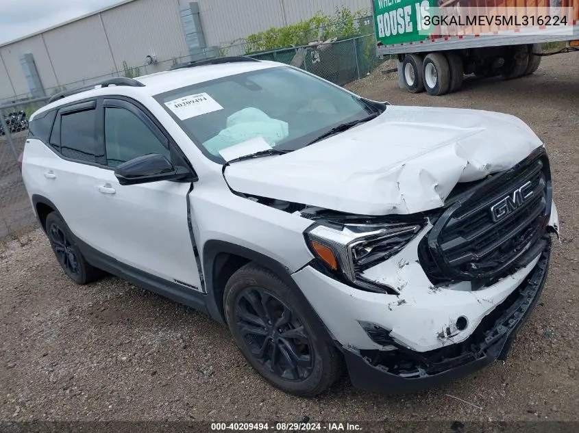 3GKALMEV5ML316224 2021 GMC Terrain Fwd Sle