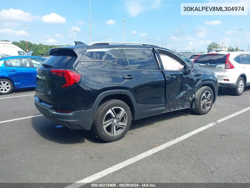 2021 GMC Terrain Fwd Slt VIN: 3GKALPEV8ML304974 Lot: 40215909