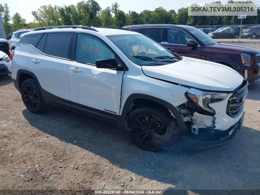 2021 GMC Terrain Sle VIN: 3GKALTEV3ML305216 Lot: 40229140