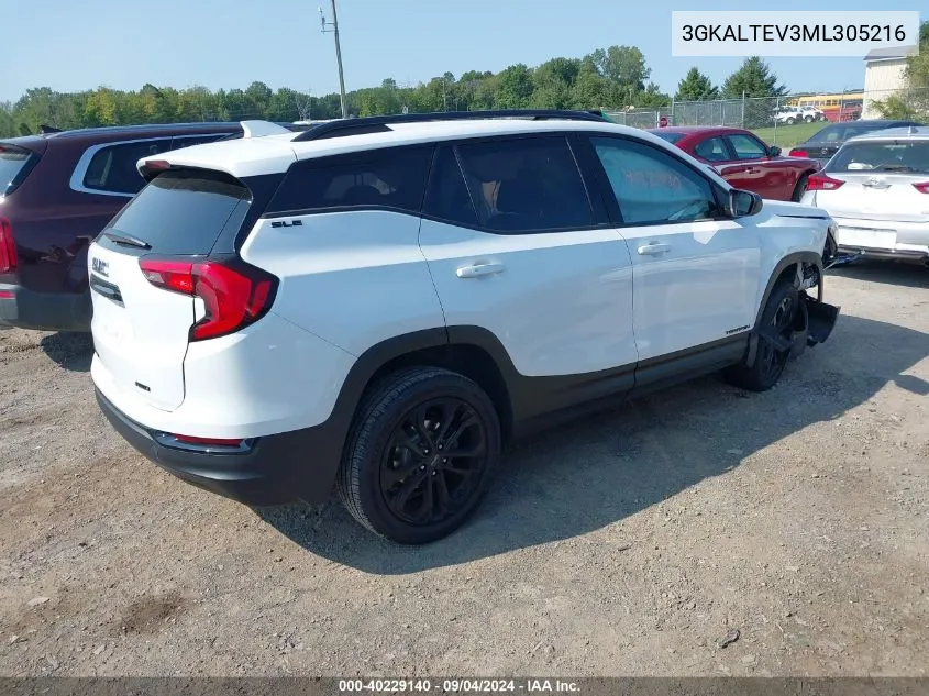 2021 GMC Terrain Sle VIN: 3GKALTEV3ML305216 Lot: 40229140