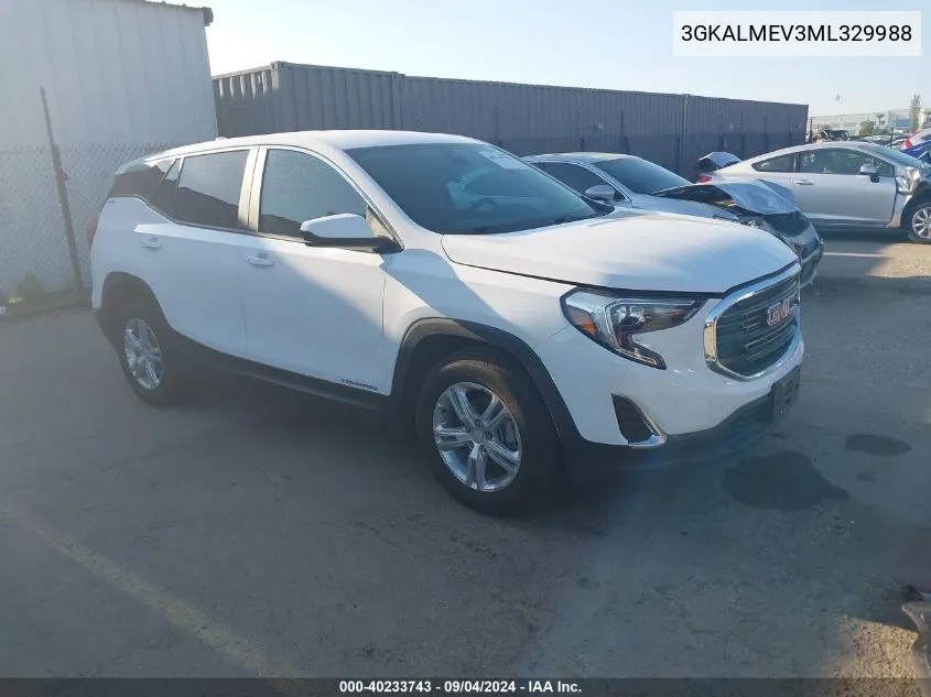 3GKALMEV3ML329988 2021 GMC Terrain Sle