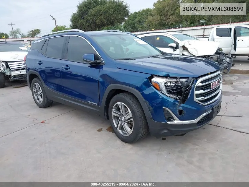 2021 GMC Terrain Fwd Slt VIN: 3GKALPEVXML308699 Lot: 40255219