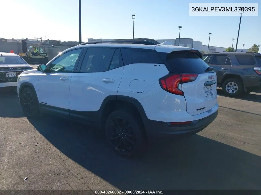 2021 GMC Terrain Slt VIN: 3GKALPEV3ML370395 Lot: 40266082