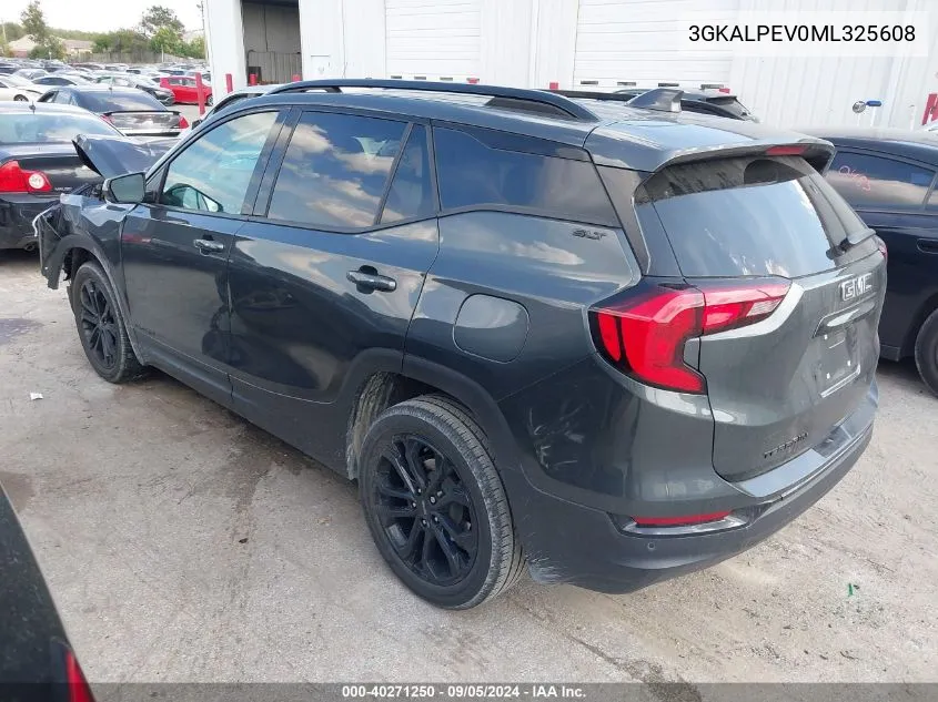 2021 GMC Terrain Fwd Slt VIN: 3GKALPEV0ML325608 Lot: 40271250