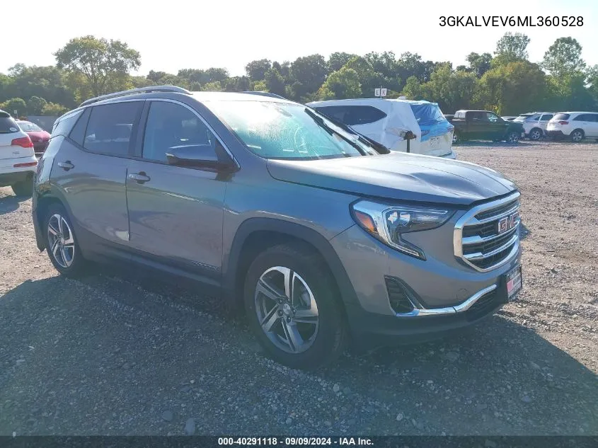 2021 GMC Terrain Awd Slt VIN: 3GKALVEV6ML360528 Lot: 40291118