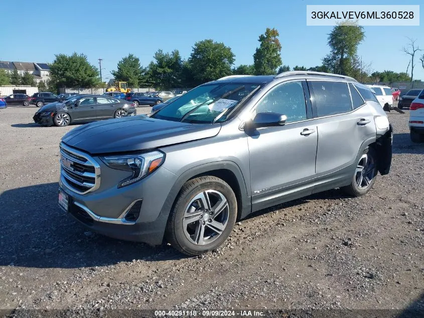 2021 GMC Terrain Awd Slt VIN: 3GKALVEV6ML360528 Lot: 40291118