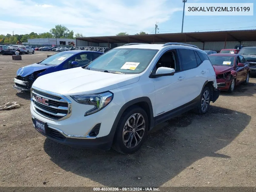 2021 GMC Terrain Awd Slt VIN: 3GKALVEV2ML316199 Lot: 40330206