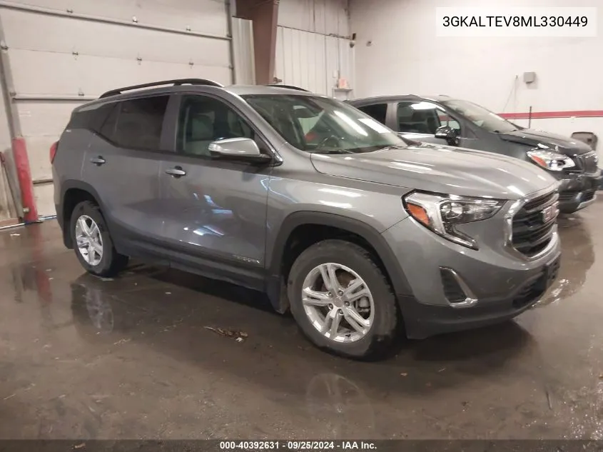 2021 GMC Terrain Awd Sle VIN: 3GKALTEV8ML330449 Lot: 40392631