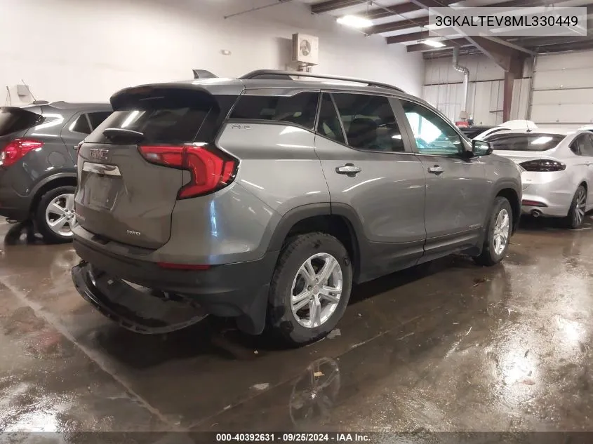 2021 GMC Terrain Awd Sle VIN: 3GKALTEV8ML330449 Lot: 40392631