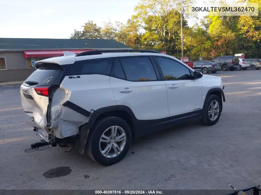 2021 GMC Terrain Awd Sle VIN: 3GKALTEV5ML362470 Lot: 40397816