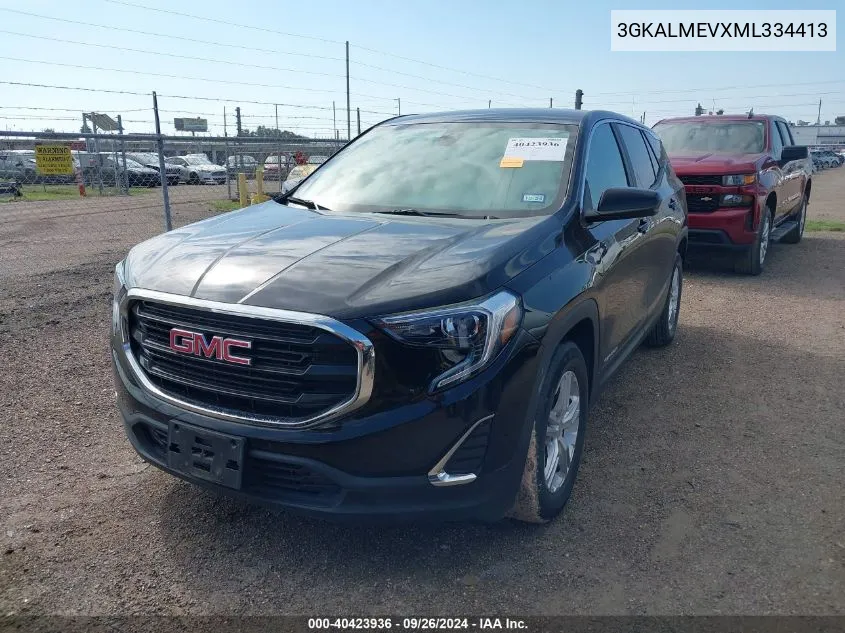 3GKALMEVXML334413 2021 GMC Terrain Sle