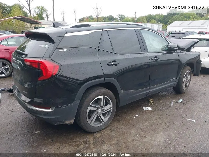 2021 GMC Terrain Slt VIN: 3GKALVEVXML391622 Lot: 40472518