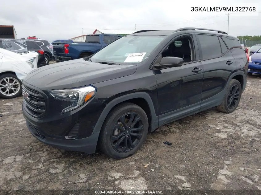 2021 GMC Terrain Fwd Sle VIN: 3GKALMEV9ML322768 Lot: 40485464