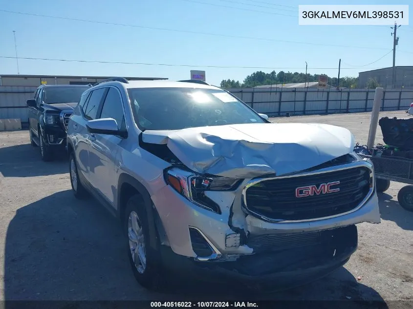 2021 GMC Terrain Sle VIN: 3GKALMEV6ML398531 Lot: 40516022