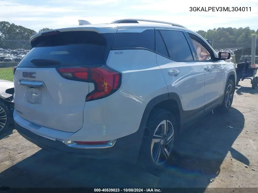 2021 GMC Terrain Fwd Slt VIN: 3GKALPEV3ML304011 Lot: 40539823