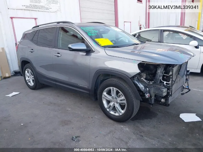 3GKALMEV3ML339341 2021 GMC Terrain Fwd Sle