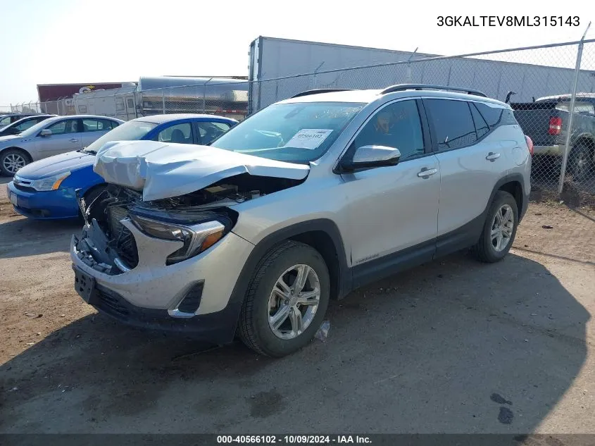 3GKALTEV8ML315143 2021 GMC Terrain Awd Sle