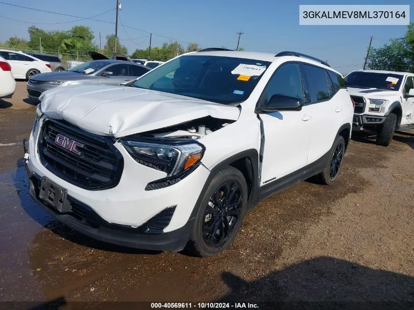 2021 GMC Terrain Fwd Sle VIN: 3GKALMEV8ML370164 Lot: 40569611