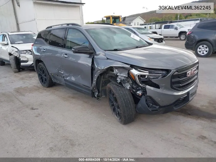 2021 GMC Terrain Slt VIN: 3GKALVEV4ML362245 Lot: 40584309