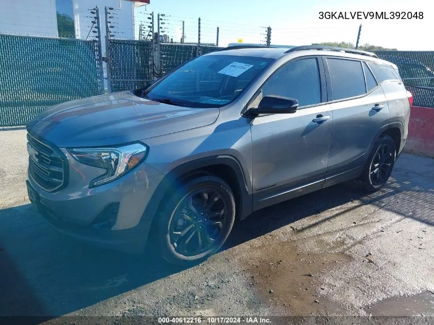 2021 GMC Terrain Awd Slt VIN: 3GKALVEV9ML392048 Lot: 40612216